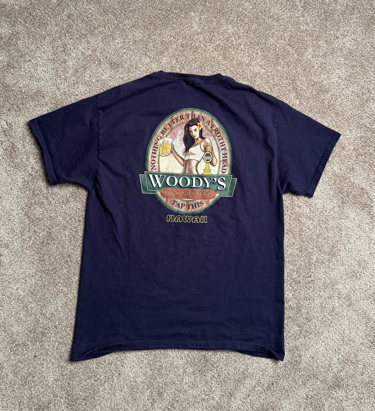 Other NAVY “WOODY’S HAWAII” GRAPHIC TEE Size US L / EU 52-54 / 3 - 1 Thumbnail