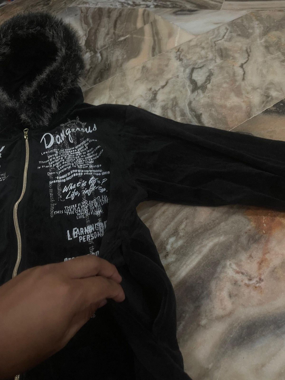 Hysteric Glamour Beaumont Carr Velvet Fur Hoodie Size US L / EU 52-54 / 3 - 6 Thumbnail
