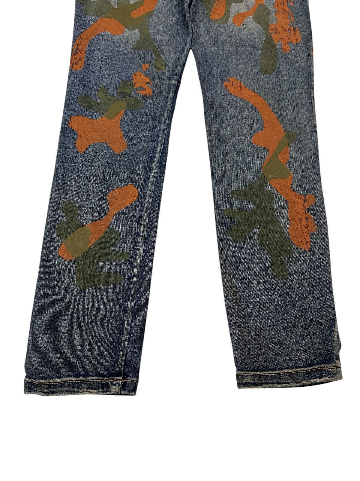Japanese Brand × Vintage RARE! DENIM STYLED ITALY ART PAINT STREETWEAR JEANS Size US 32 / EU 48 - 7 Thumbnail