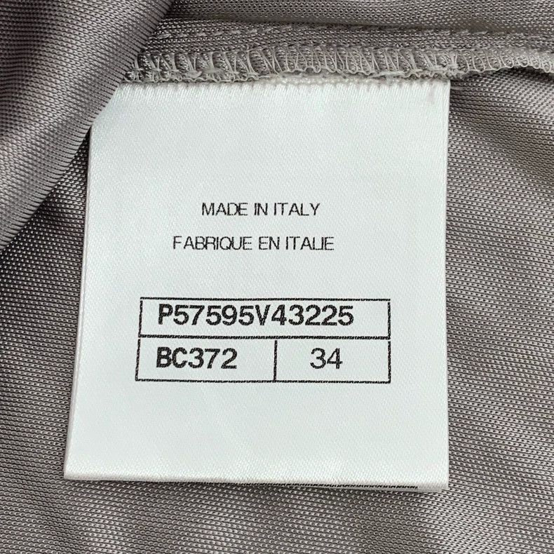 Chanel Chanel Silver diamond plaid round-neck short-sleeved T-shi Size XXS / US 00 / IT 34 - 6 Thumbnail