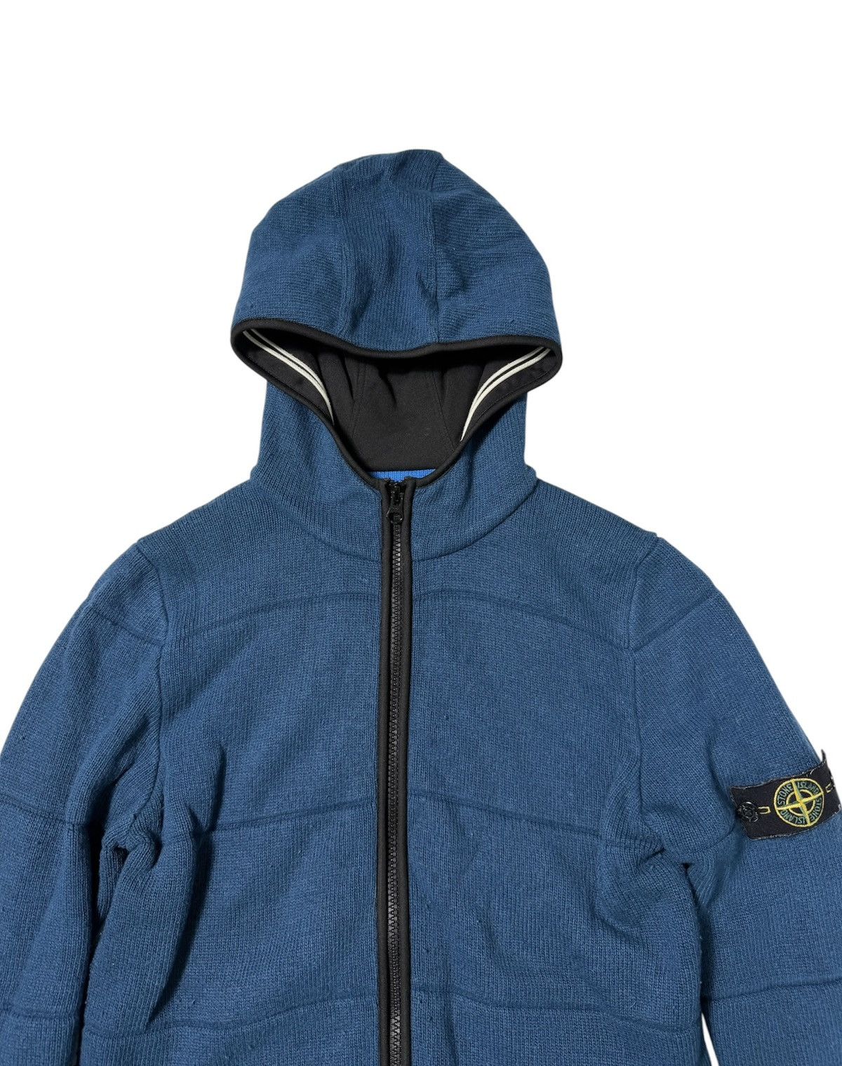 Stone Island Stone Island Junior Wool Zip Hoodie Size US XXS / EU 40 - 3 Thumbnail