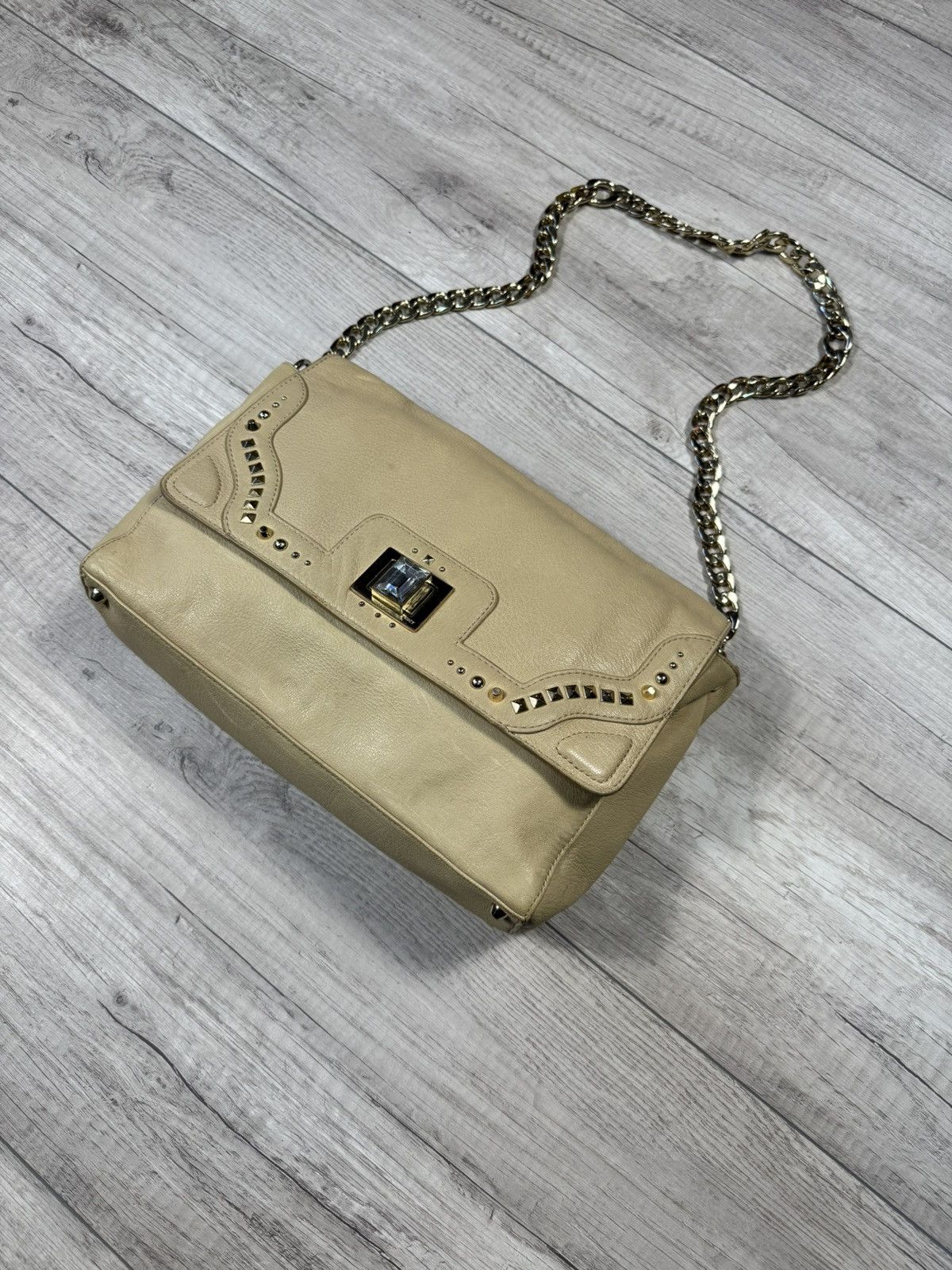 Japanese Brand VTG JUICY COUTURE RARE Y2K Japan Rick Style Gold Handbag Size ONE SIZE - 2 Thumbnail