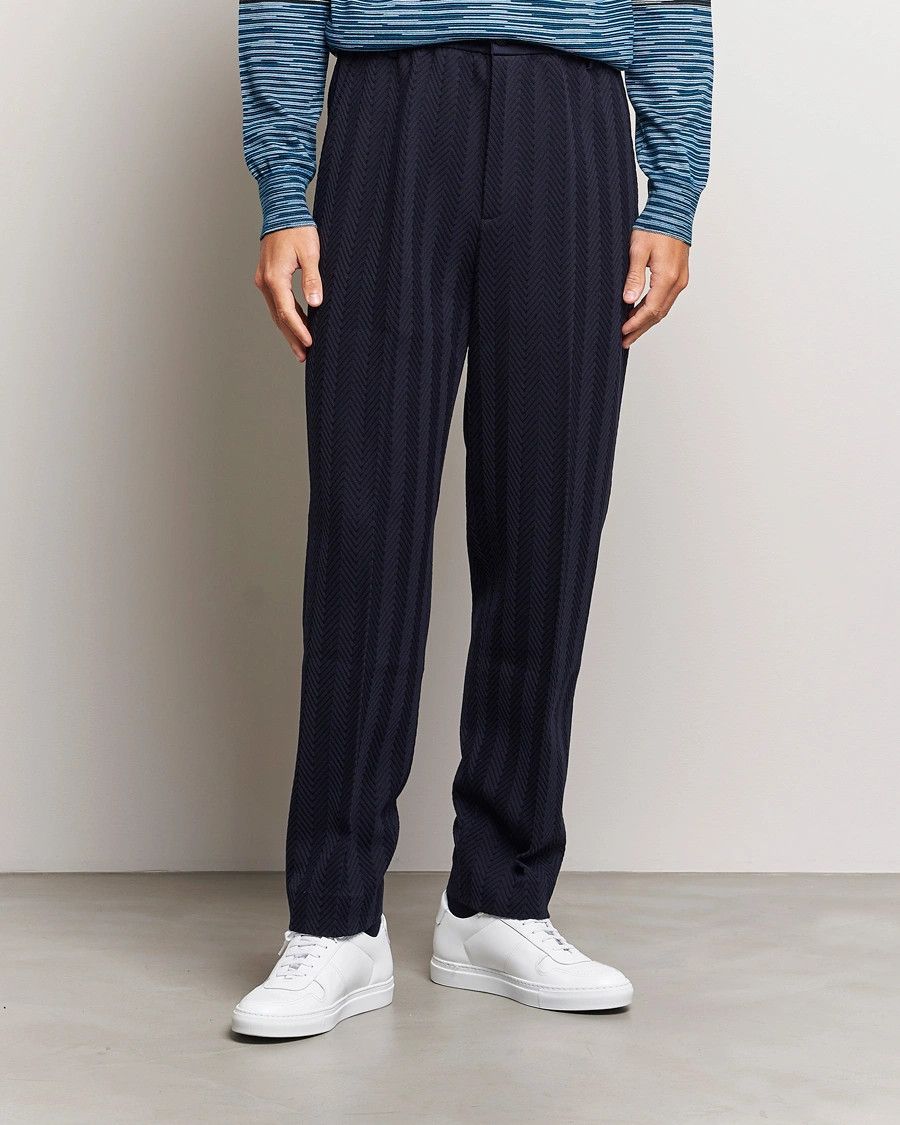 Missoni o1y0225 Casual Pant in Blue Size US 38 / EU 54 - 3 Thumbnail