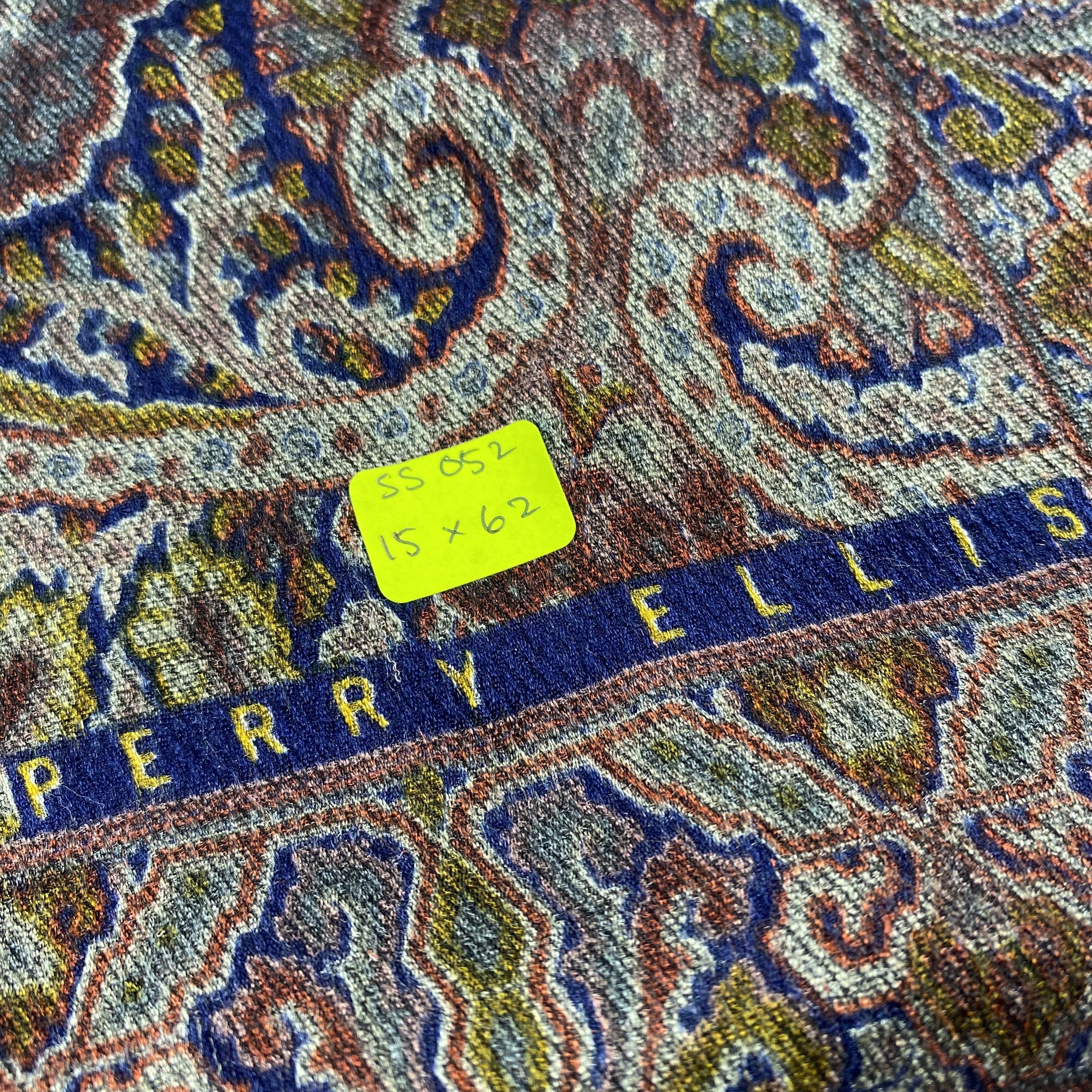 Japanese Brand × Perry Ellis × Vintage Vintage Perry Ellis Scarf SS052 Size ONE SIZE - 5 Thumbnail