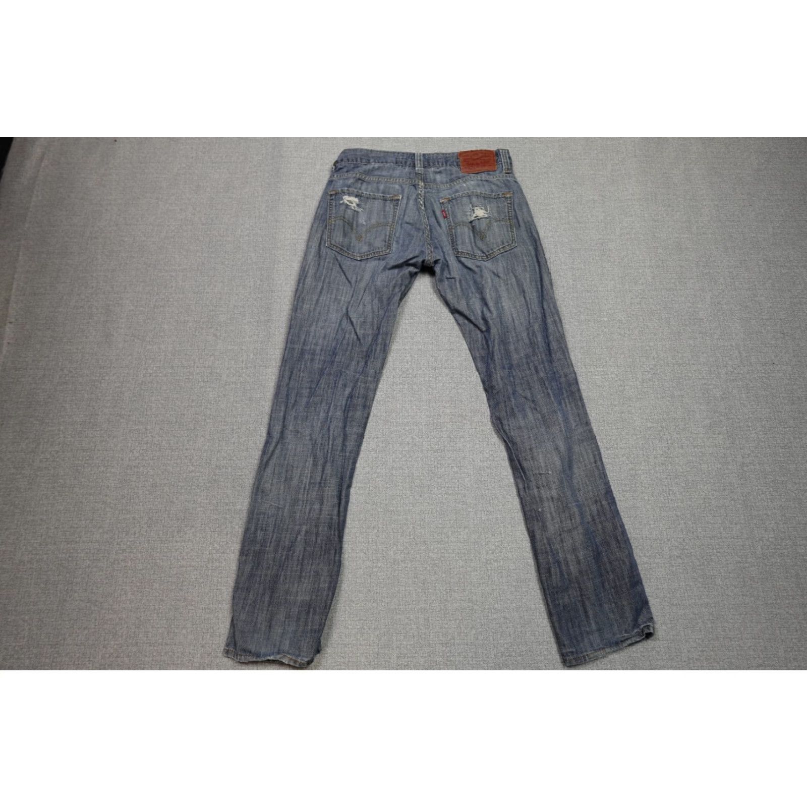 Levi's Levi's 511 Jeans Mens 30x32 Blue Skinny Fit Light Wash Cowboy Theme USA 2000s Mens Size US 30 / EU 46 - 4 Thumbnail