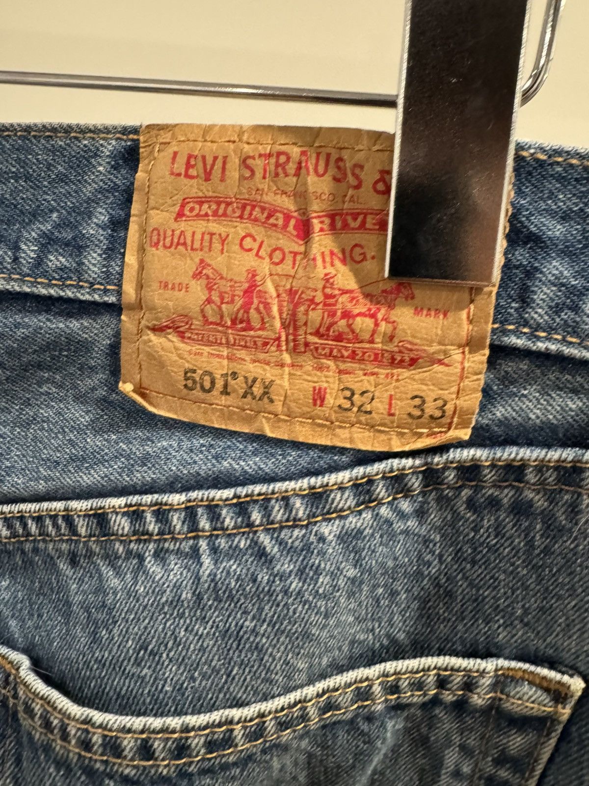 Levi's × Levi's Vintage Clothing × Vintage Vintage Levi denim with beautiful fading Size US 32 / EU 48 - 4 Thumbnail