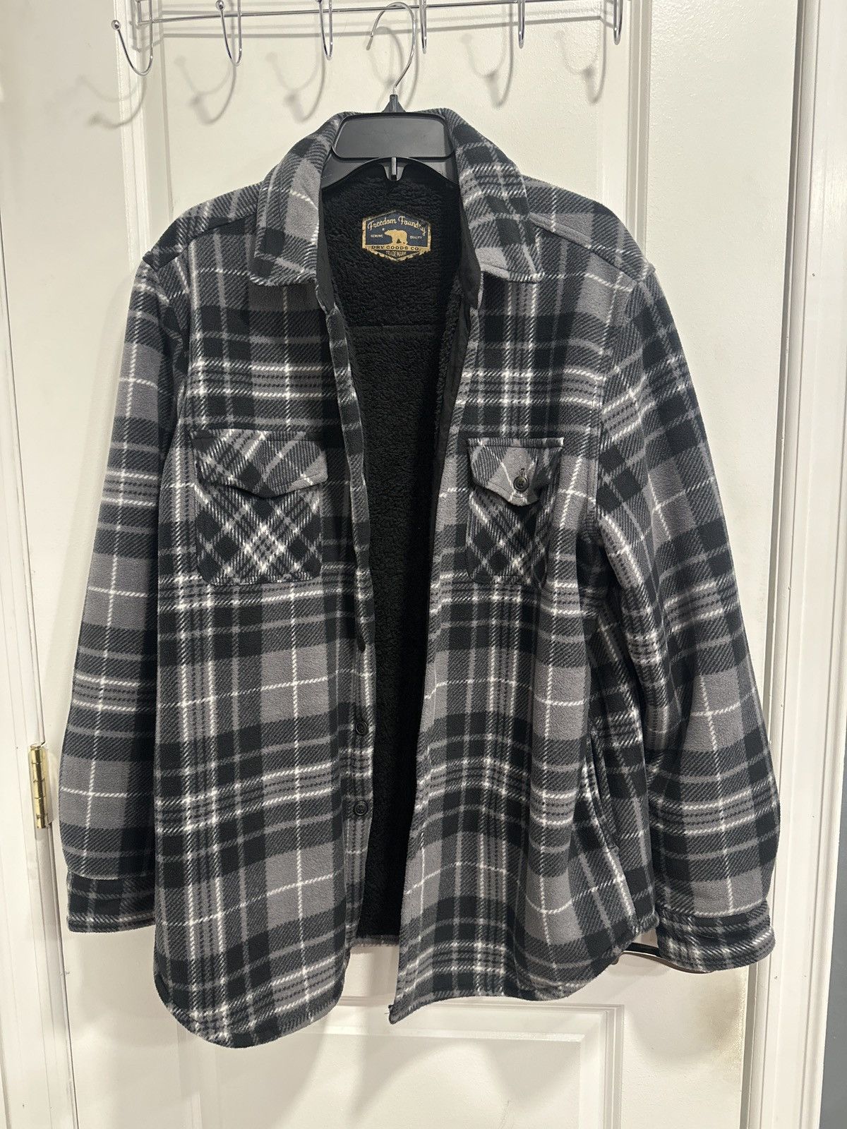 Vintage Flannel Shirt Jacket Size US L / EU 52-54 / 3 - 1 Thumbnail