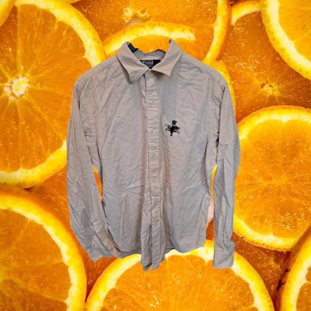 Polo Ralph Lauren Polo by Ralph Lauren Lowell Classic Fit Tan Button Up Cordur Size US XL / EU 56 / 4 - 1 Thumbnail