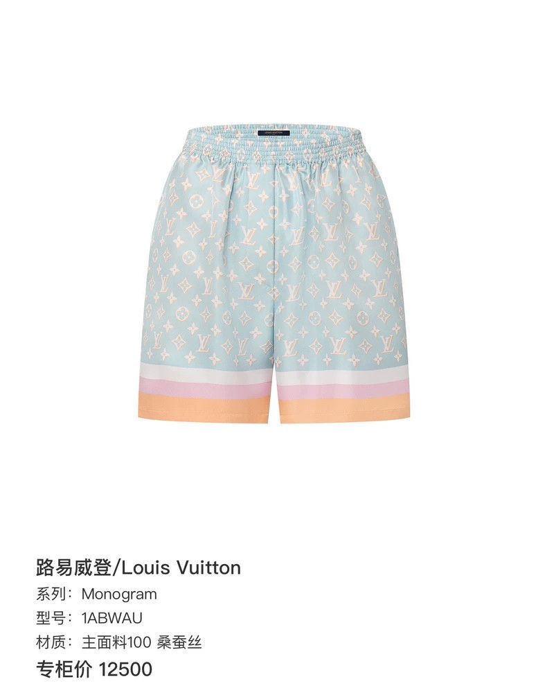 Louis Vuitton Louis Vuitton Blue presbyopic full-print shorts Size US 34 / EU 50 - 8 Thumbnail