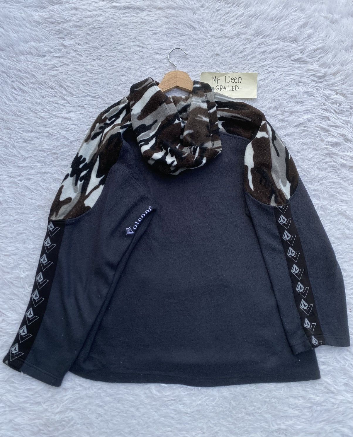 Volcom Rare Volcom Fleece Grey Hoodie Size US L / EU 52-54 / 3 - 16 Thumbnail