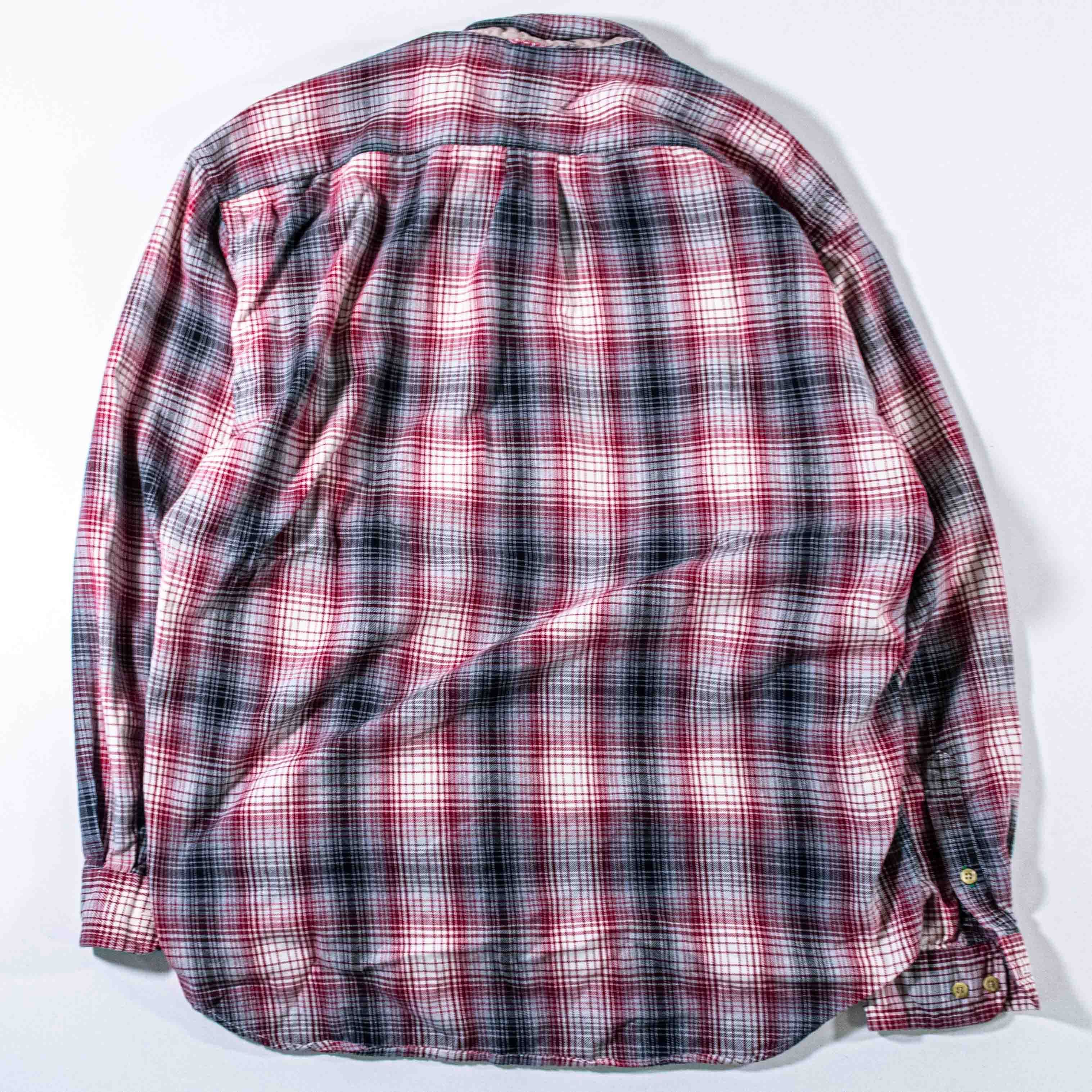 Tommy Hilfiger Vintage 90s Tommy Hilfiger Crest Plaid Button Down Shirt XL Size US XL / EU 56 / 4 - 2 Thumbnail