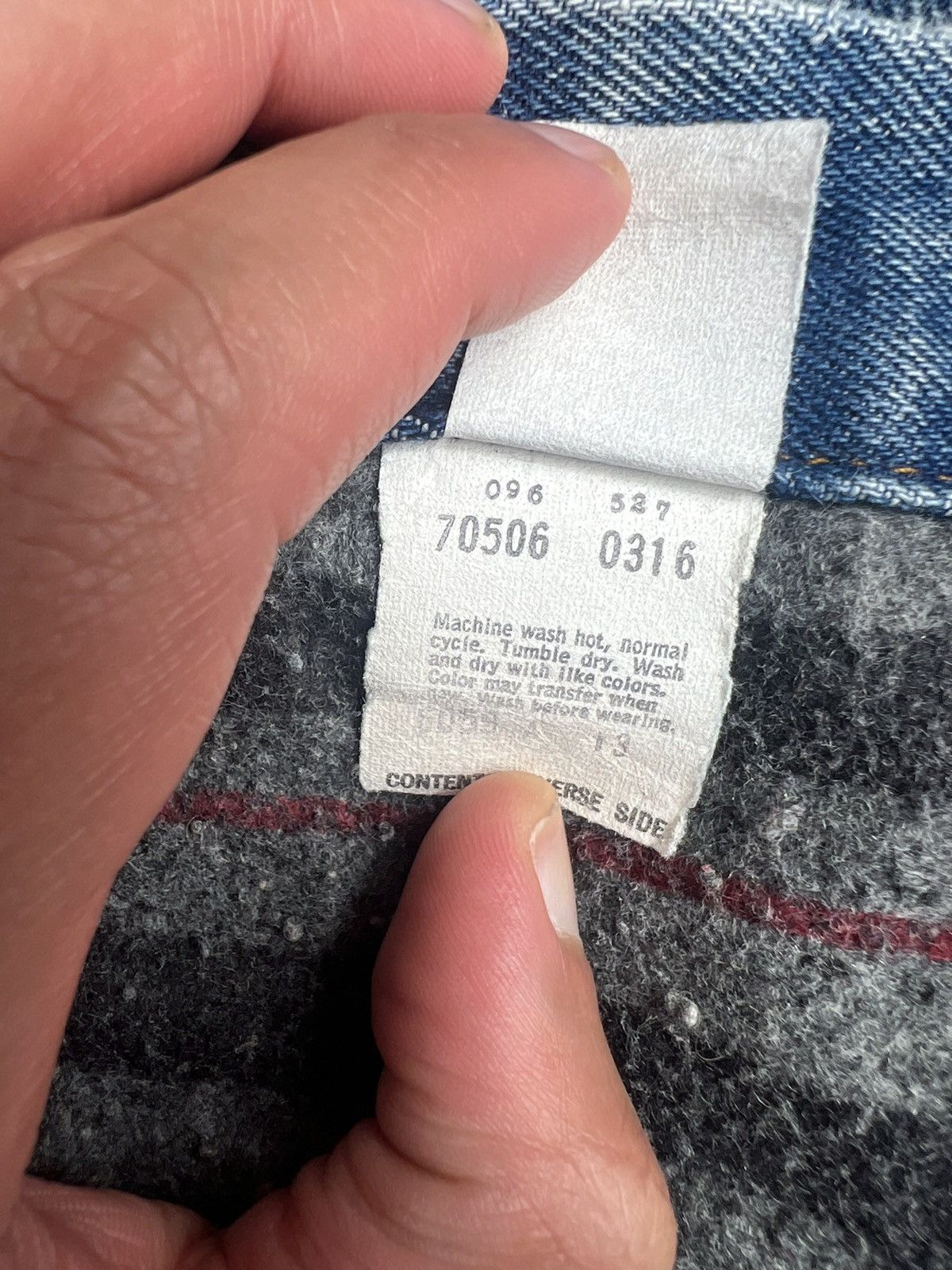 Kanye West The Life of Pablo TLOP Sketch Levi’s Denim Jacket Size US M / EU 48-50 / 2 - 6 Thumbnail