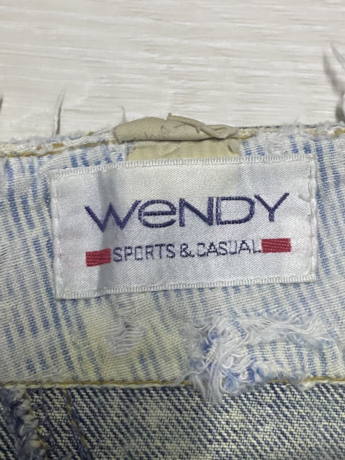 Japanese Brand Vintage Japanese Brand Wendy Acid Wash Tappered Leg Jeans Size US 32 / EU 48 - 13 Thumbnail