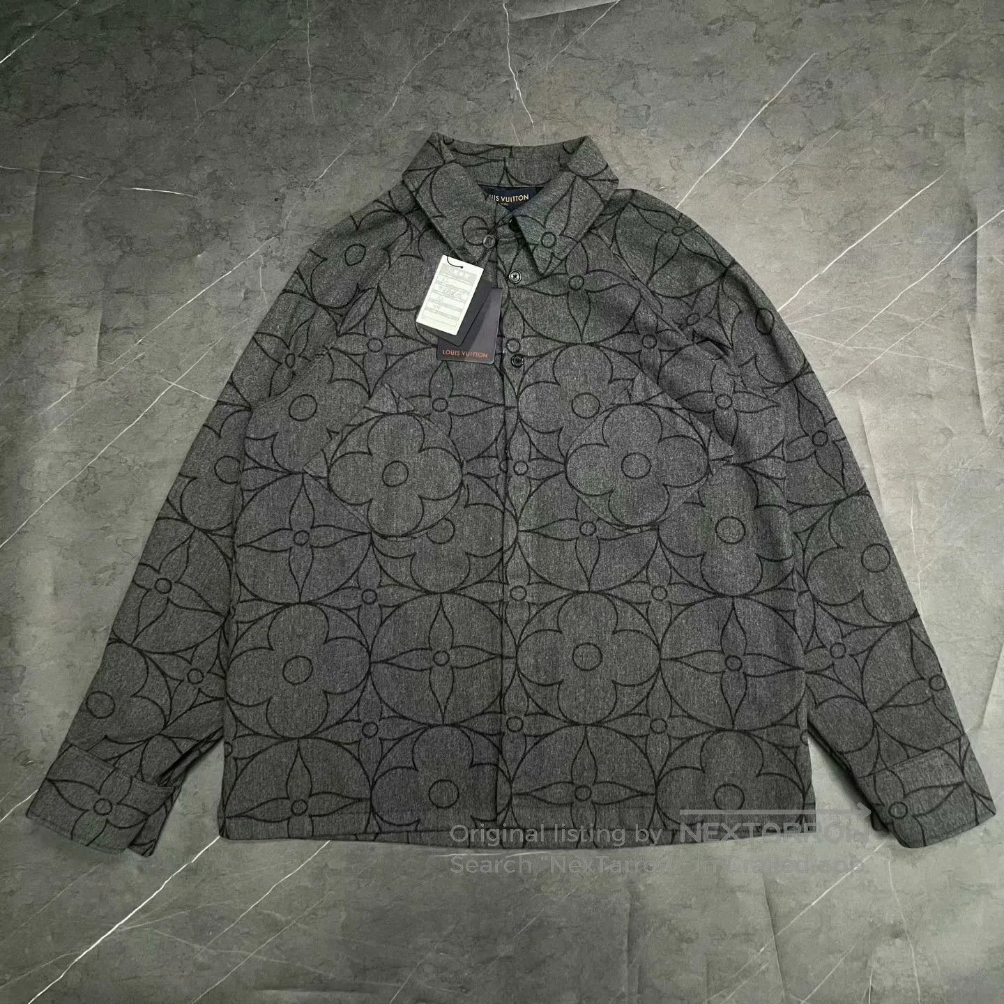 Louis Vuitton louis vuitton cashmere long sleeve shirt jacket. Size US XL / EU 56 / 4 - 1 Thumbnail