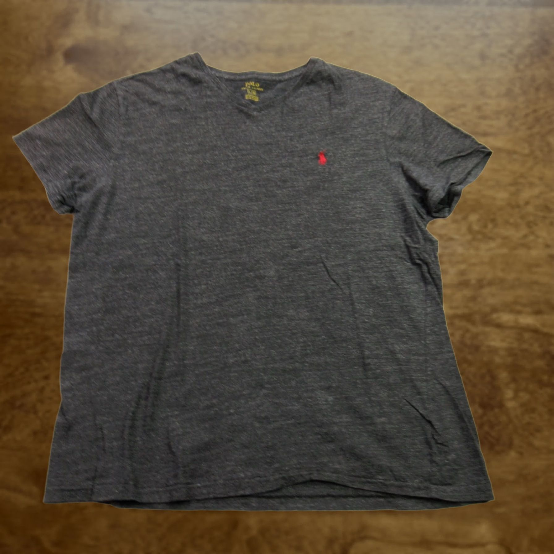 Polo Ralph Lauren Polo Ralph Lauren Shirt Mens Large Gray V Neck Short Sleeve Casual Outdoors Size US L / EU 52-54 / 3 - 1 Thumbnail