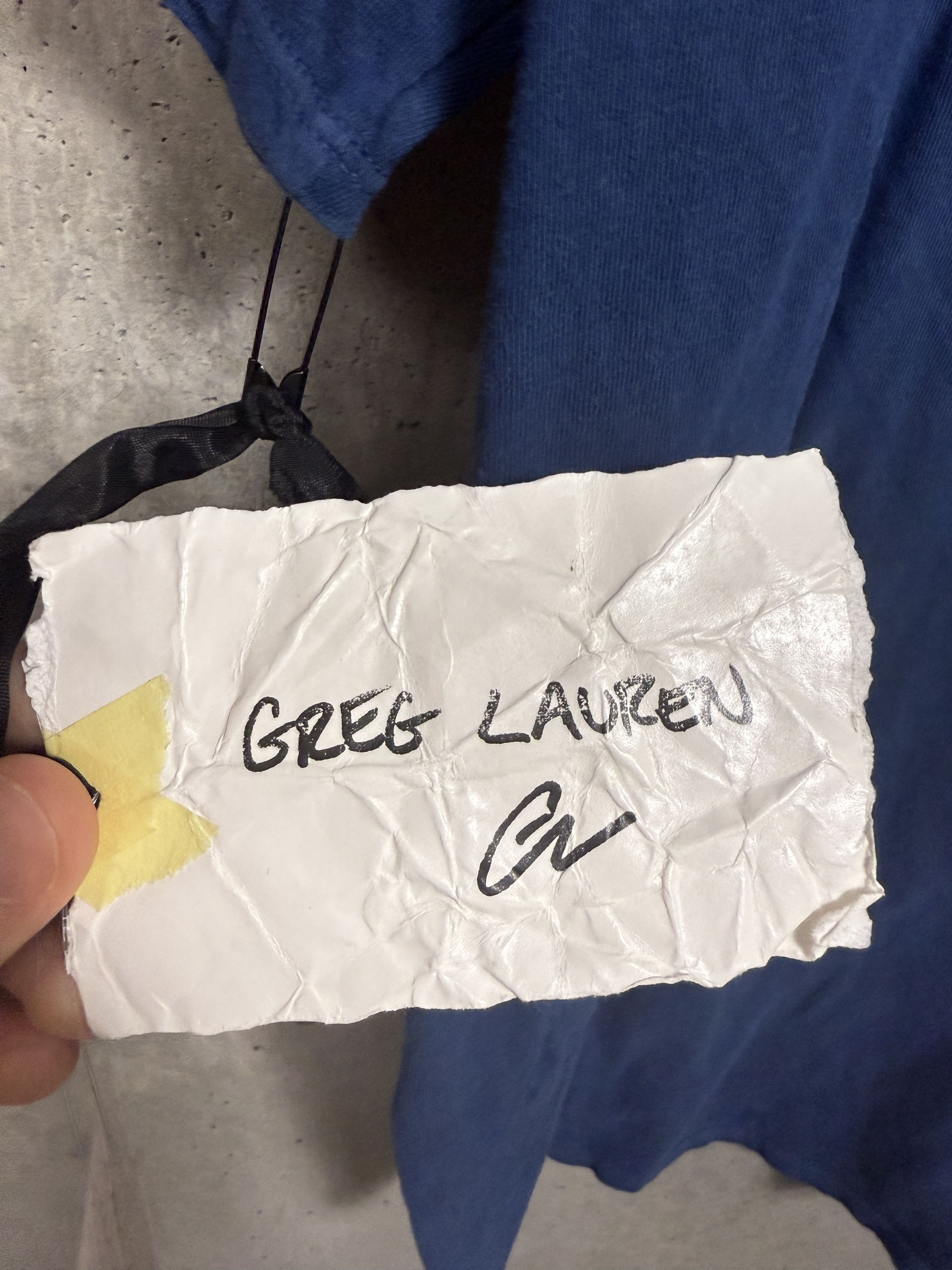 Greg Lauren Greg Lauren Indigo GL Tee Size US M / EU 48-50 / 2 - 4 Thumbnail