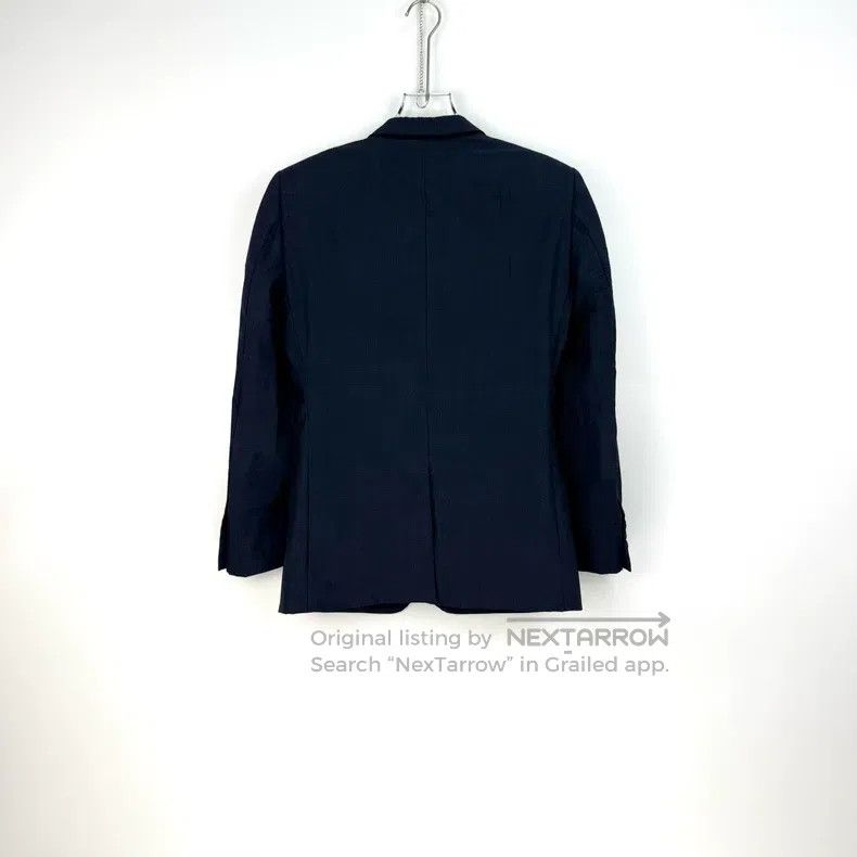 Dior Dior Dark blue plaid wool tweed suit jacket Size 44R - 4 Thumbnail