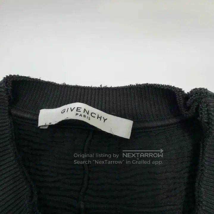 Givenchy Givenchy Paris Letter Print Hole Design Sweatshirt. Size US S / EU 44-46 / 1 - 5 Thumbnail