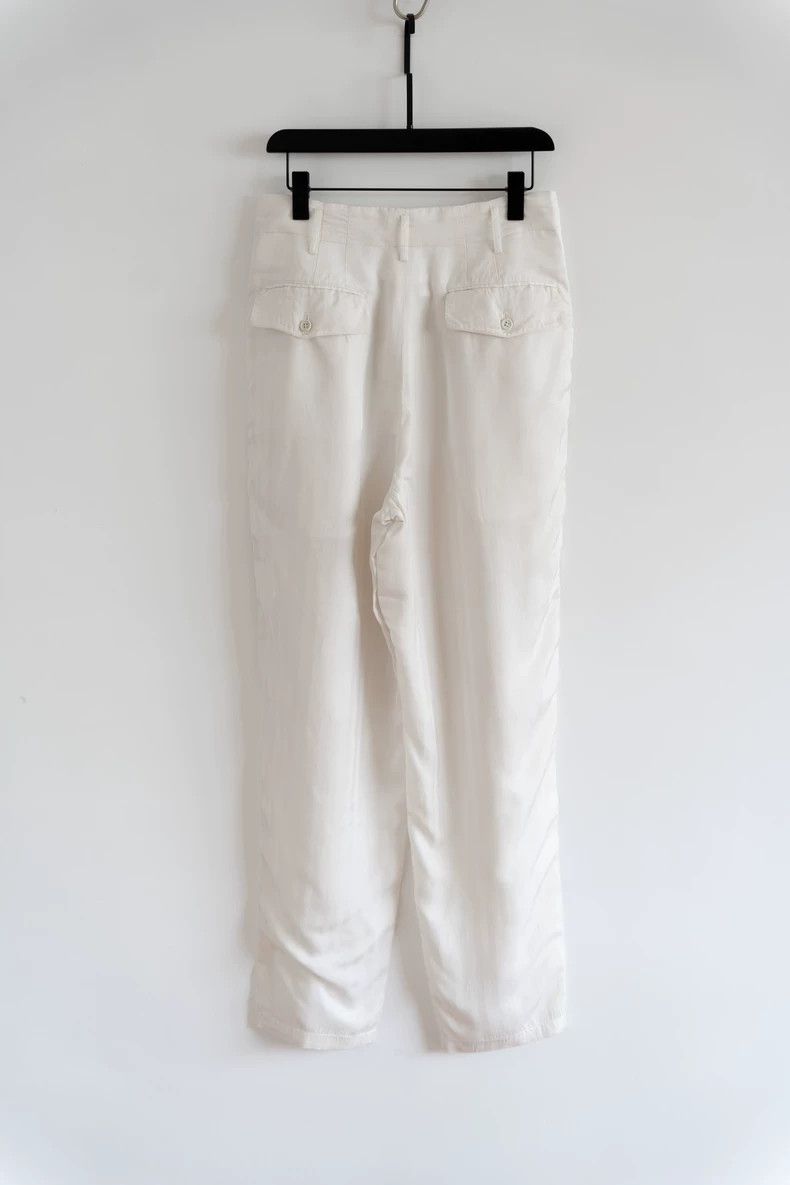 Yohji Yamamoto Yohji Yamamoto size m 92% cuprammonium white trousers 2502 Size US 30 / EU 46 - 2 Thumbnail