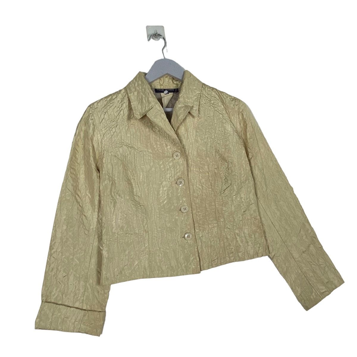 Japanese Brand Vintage 90s Yoshi Kondo Cropped Light Jacket Size S / US 4 / IT 40 - 3 Thumbnail