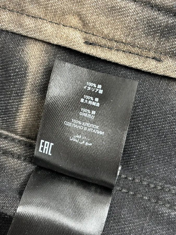 Dries Van Noten Dries Van Noten Grey Cotton Acid Wash Denim Jacket Size US L / EU 52-54 / 3 - 14 Thumbnail