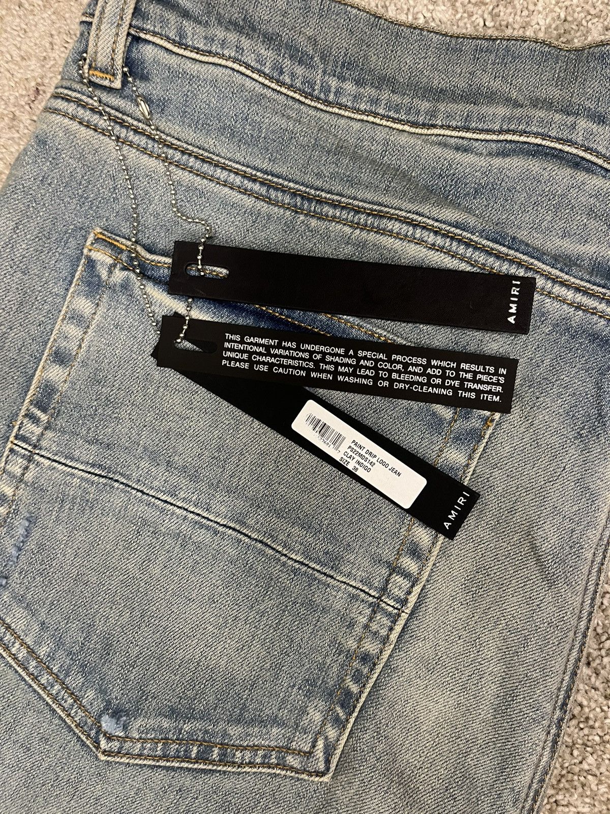 Amiri Amiri Paint Drip Core Logo Jeans Size US 38 / EU 54 - 8 Thumbnail