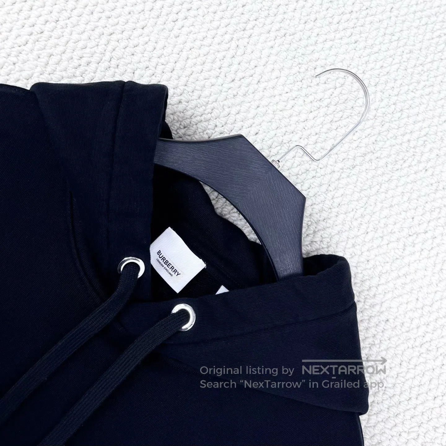 Burberry Burberry Black Hoodie with Mountain Tiger TB logo on the c Size US XL / EU 56 / 4 - 3 Thumbnail