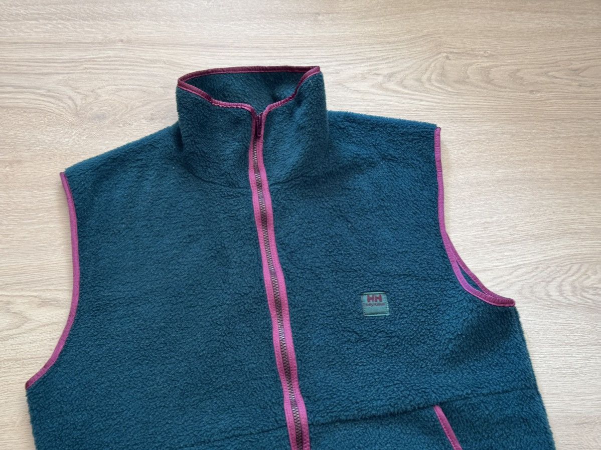 Helly Hansen Vintage 80-90’s Helly Hansen Norway Fleece Full Zip Vest Size US L / EU 52-54 / 3 - 2 Thumbnail