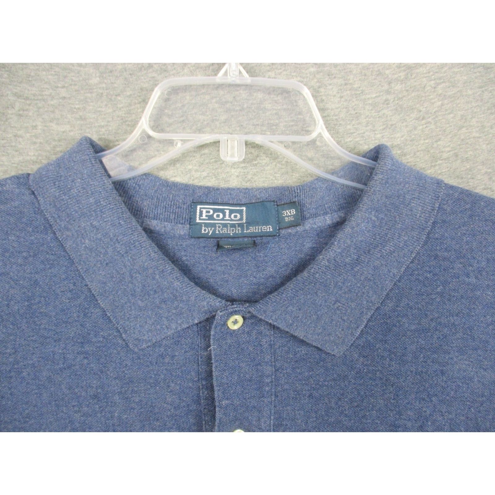 Ralph Lauren Polo Ralph Lauren Shirt 3XB Mens Heathered Red Blue Pony Big Size US XXL / EU 58 / 5 - 3 Thumbnail