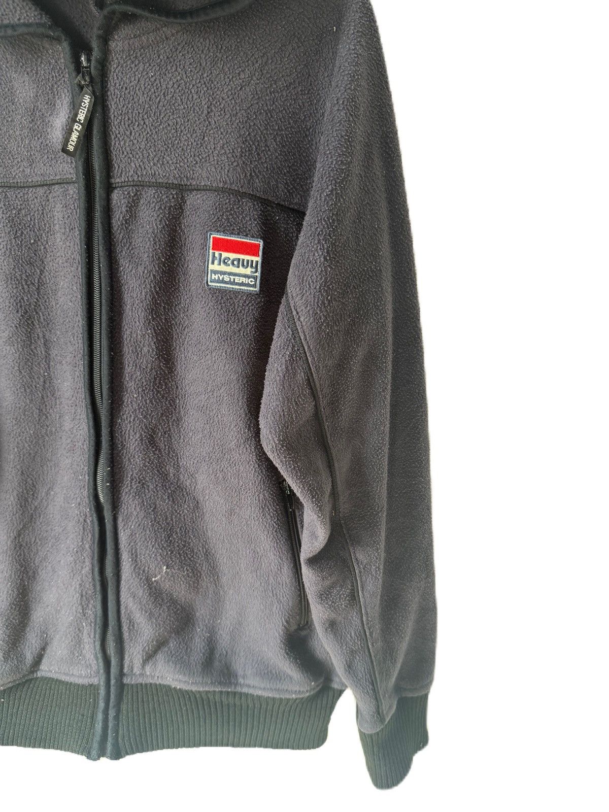 Hysteric Glamour × Skoloct HYSTERIC GLAMOUR HEAVY ZIPPER JACKET WITH HOODIES FLEECE Size US M / EU 48-50 / 2 - 4 Thumbnail