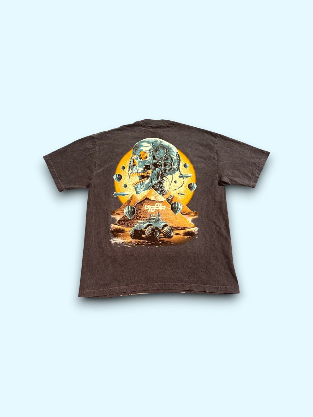 Travis Scott Travis Scott Utopia Rody knows best brown t-shirt large Size US XL / EU 56 / 4 - 2 Thumbnail