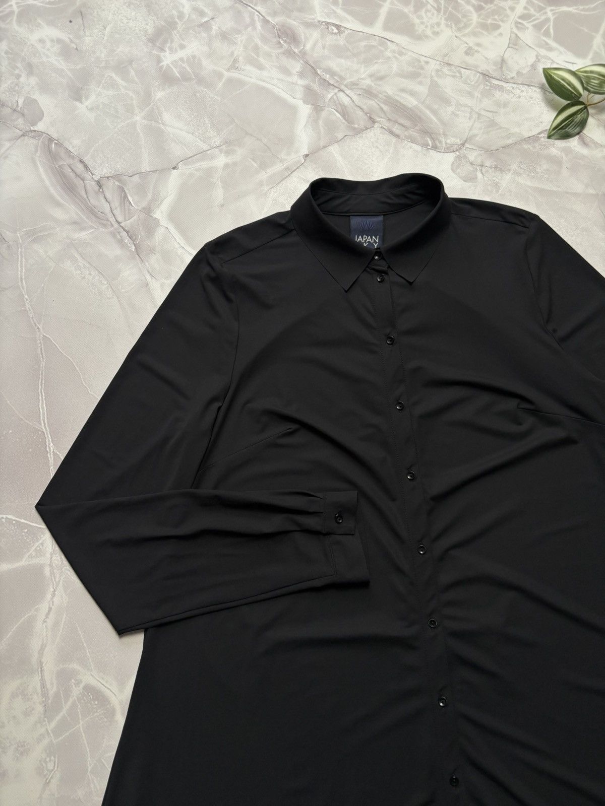 Japanese Brand Japan TKY Emi Travel Jersey A-Line Blouse Tunic Black XS Size XS / US 0-2 / IT 36-38 - 5 Thumbnail