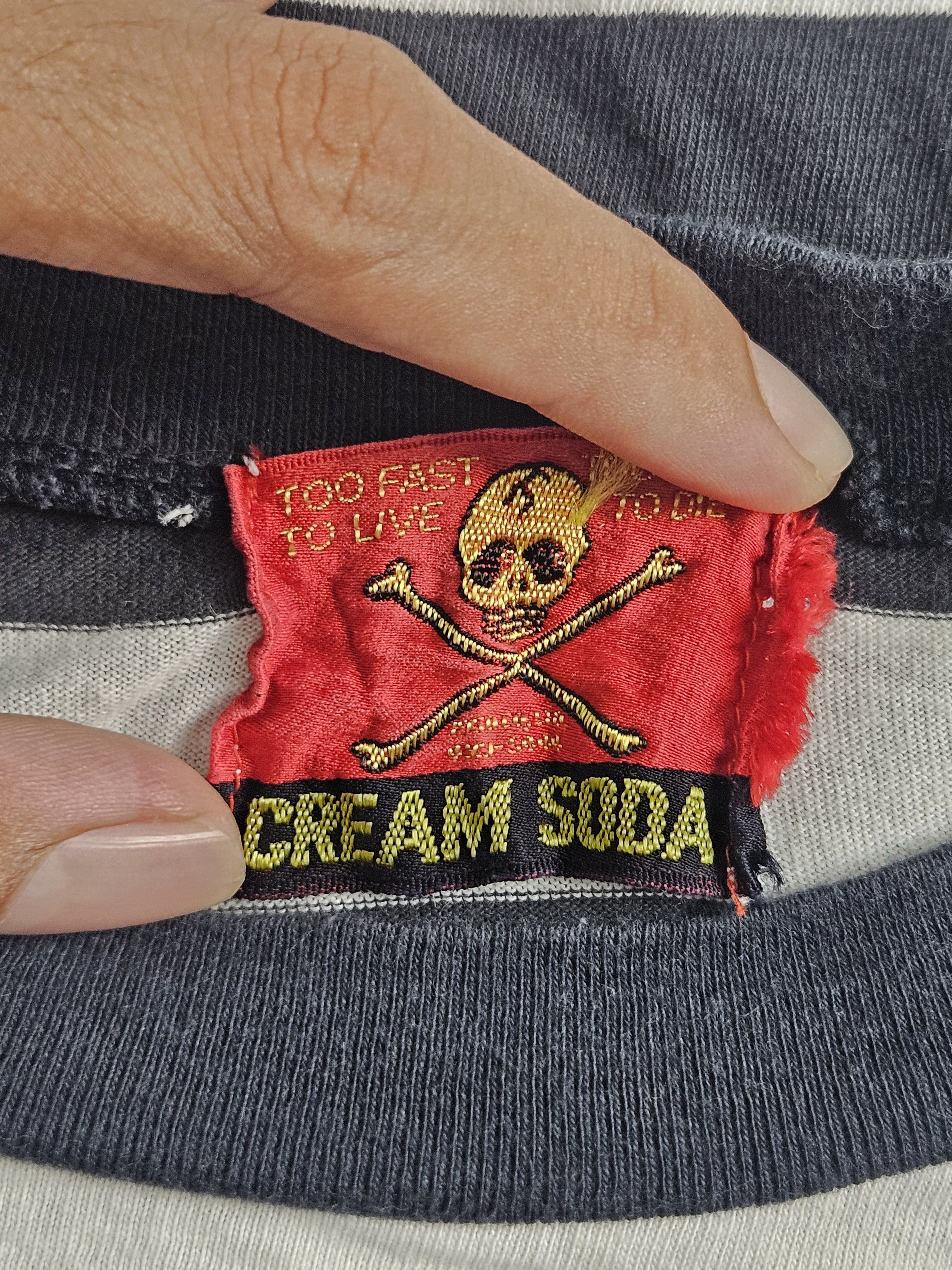 Japanese Brand Too Fast Too Live Too Young Too Die by Cream Soda tee shirt Size US XS / EU 42 / 0 - 4 Thumbnail