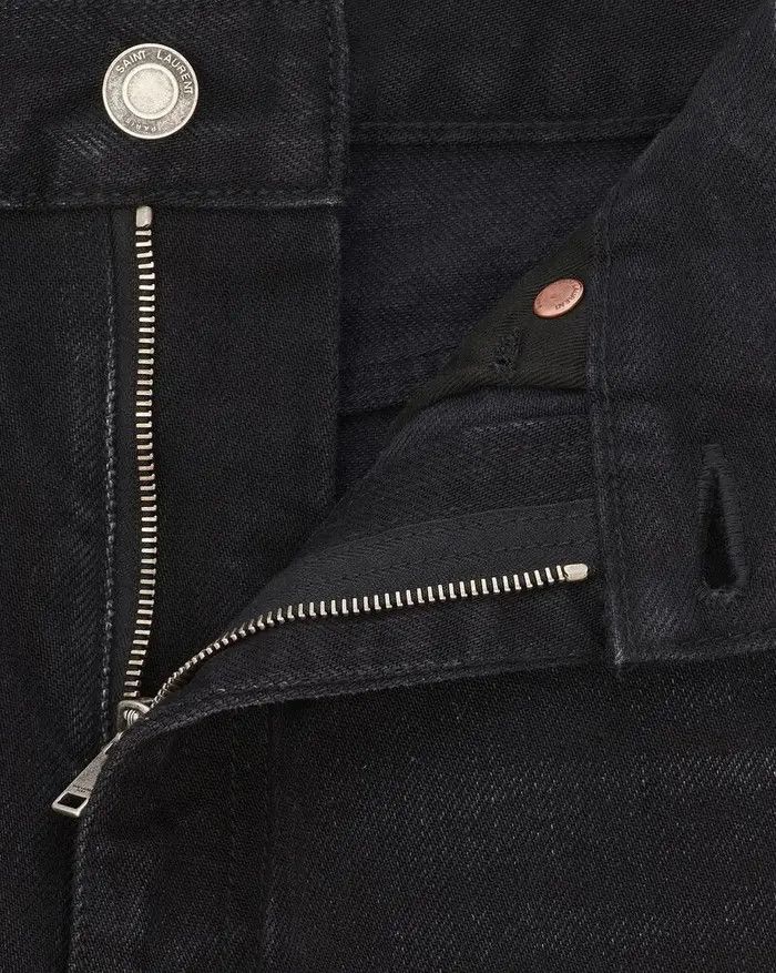 Saint Laurent Paris o1bcso1str1124 Flare Jeans in Black Size US 33 - 3 Thumbnail