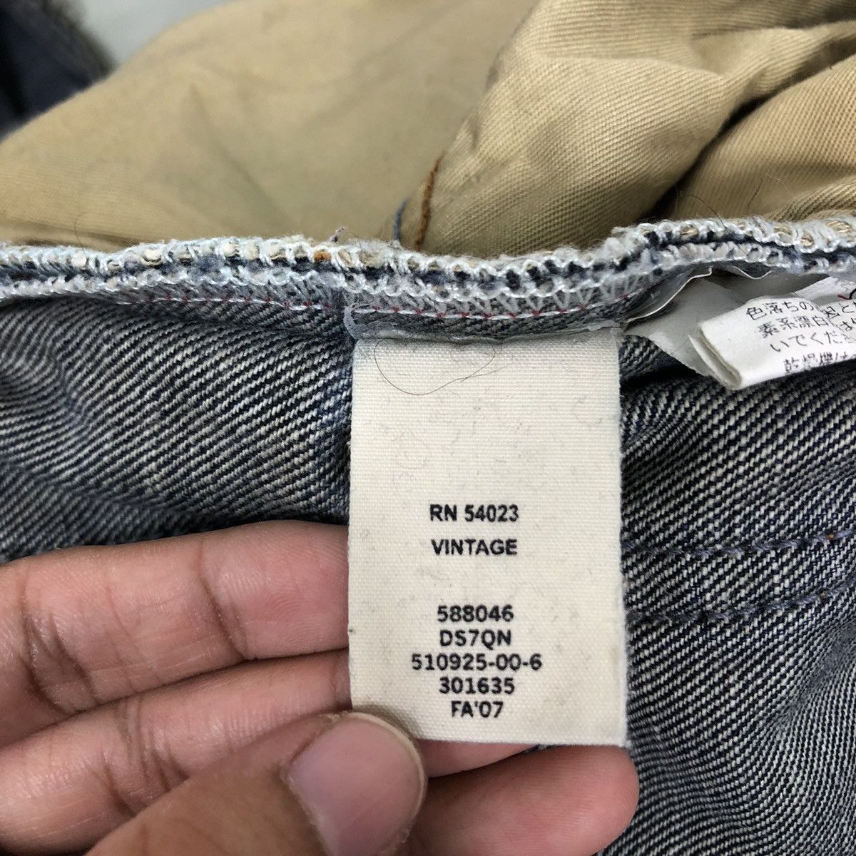 Japanese Brand Rare Punk Design Distressed DenimJeans Gap 1969 IsseyMiyake Size US 32 / EU 48 - 17 Thumbnail