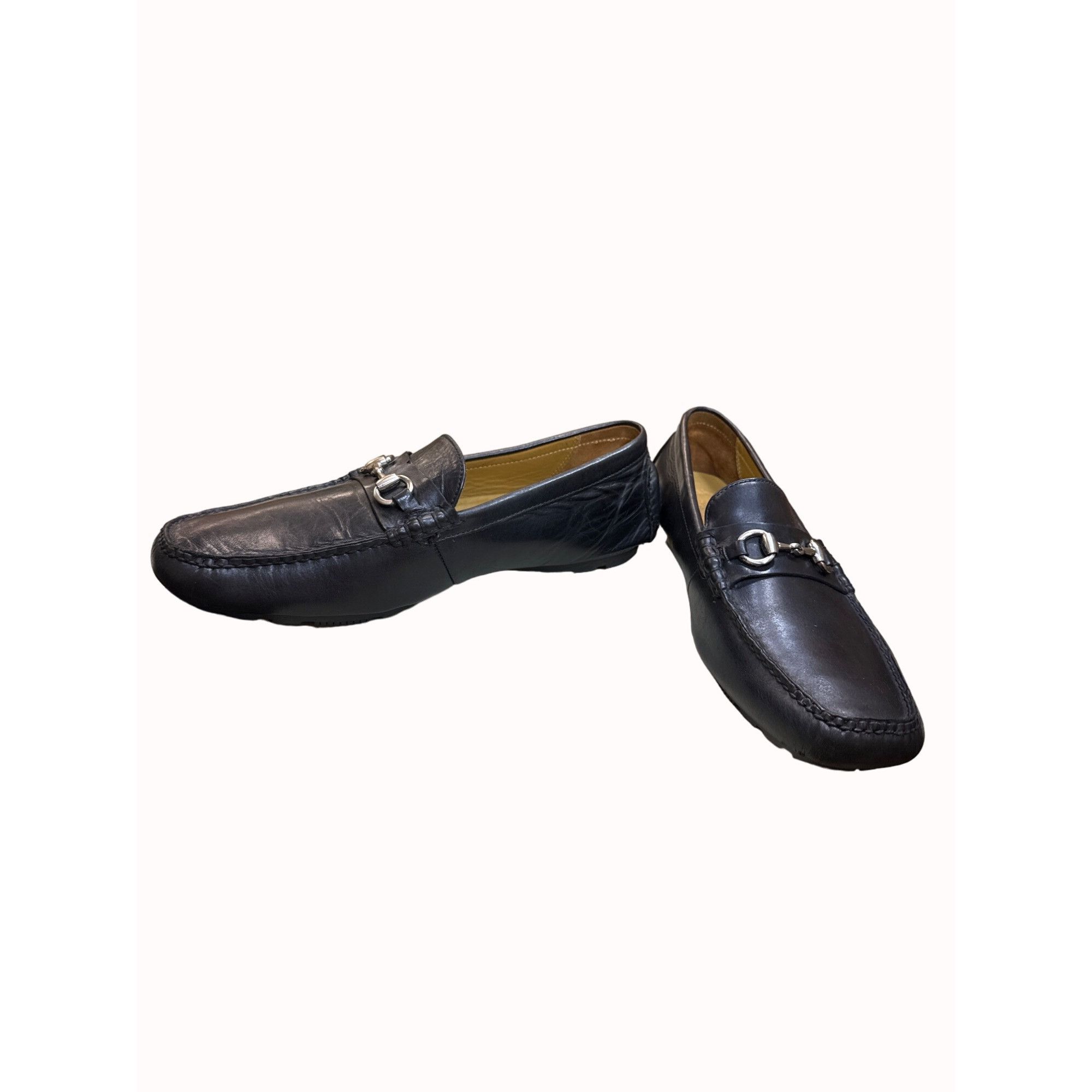 Cole Haan Cole Haan men’s black leather buckle slip loafer shoe 10.5M Size US 10.5 / EU 43-44 - 3 Thumbnail