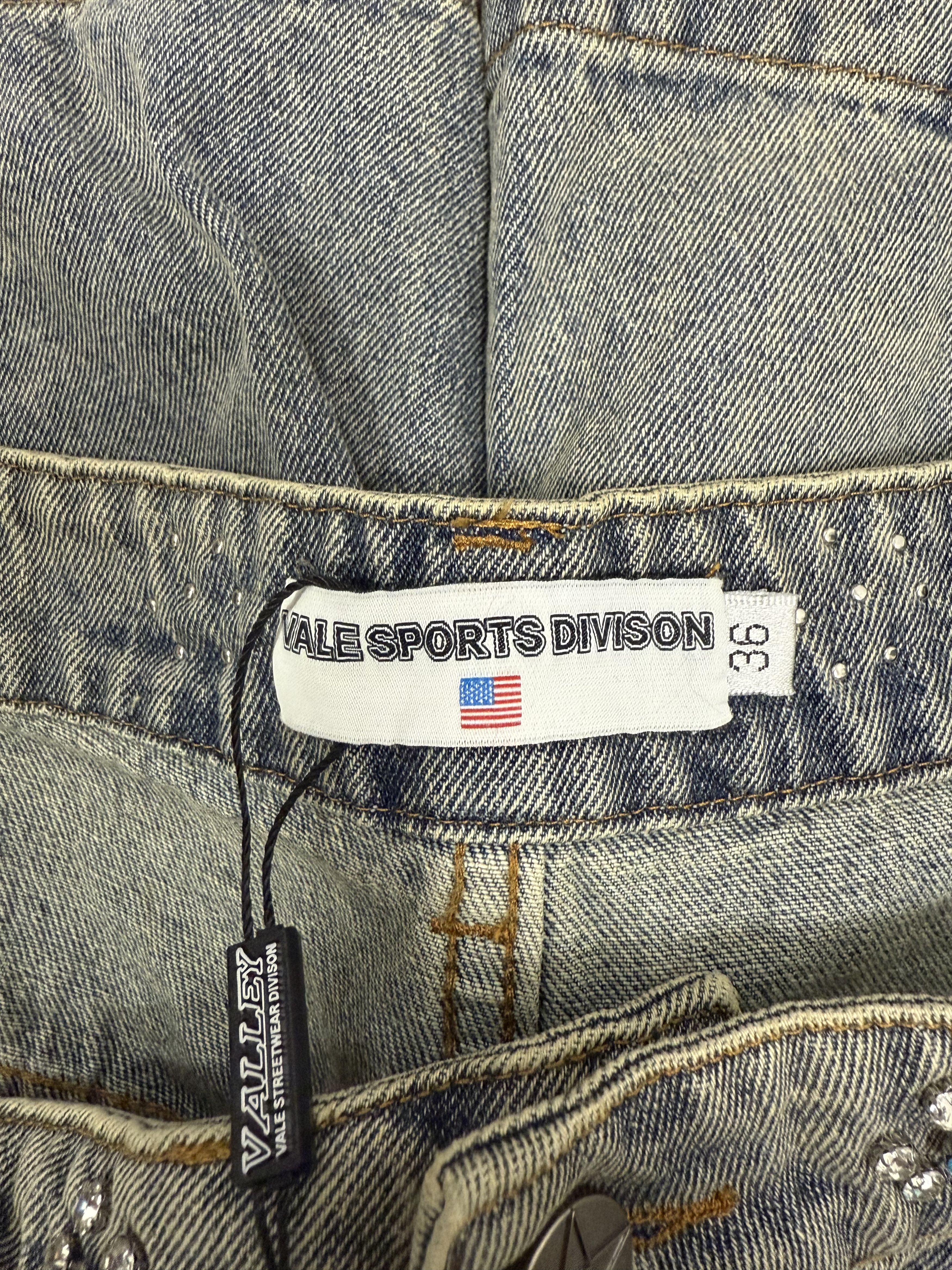 Vale Vale Candy Denim Jorts Size US 36 / EU 52 - 3 Thumbnail