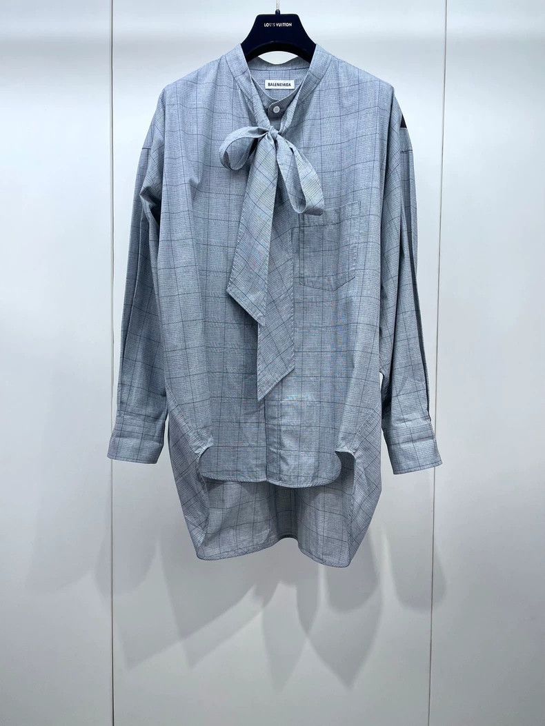 Balenciaga size 36 Ribbon monogrammed casual shirt
