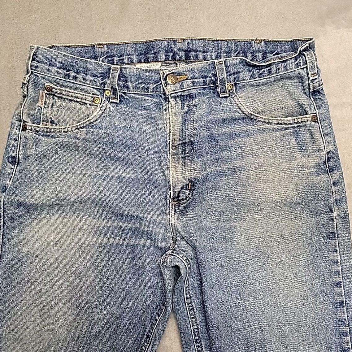 Carhartt VINTAGE Carhartt Jeans Mens 36 Blue Men 36x30 Denim Relaxed Fit Faded Work Casual B17 Size US 36 / EU 52 - 7 Thumbnail