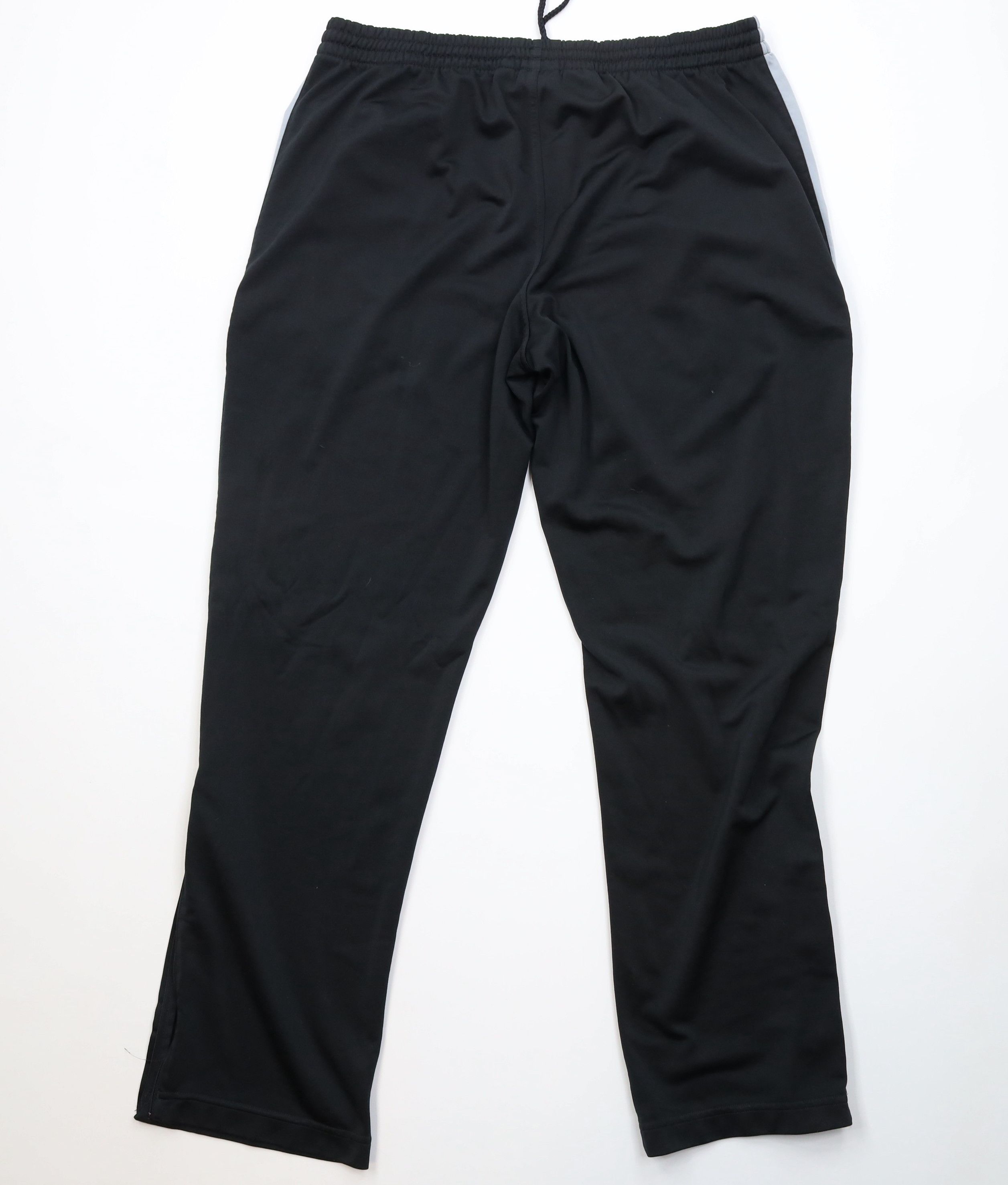 Adidas Vintage Y2K Adidas Spell Out Striped Wide Leg Pants Black Size US 34 / EU 50 - 12 Thumbnail