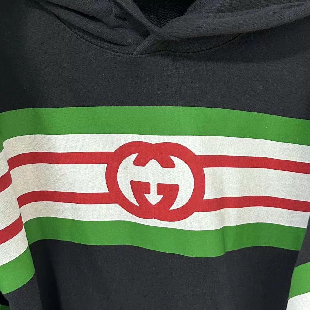 Gucci Gucci Logo Hooded Sweatshirt XS Size US XS / EU 42 / 0 - 4 Thumbnail