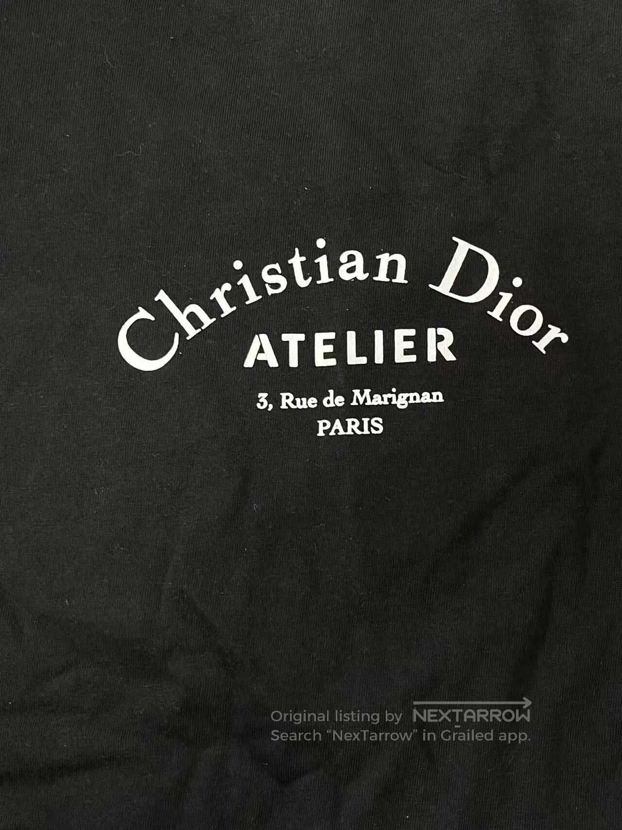 Dior christian dior logo short sleeve t-shirt. Size XXS / US 00 / IT 34 - 3 Thumbnail