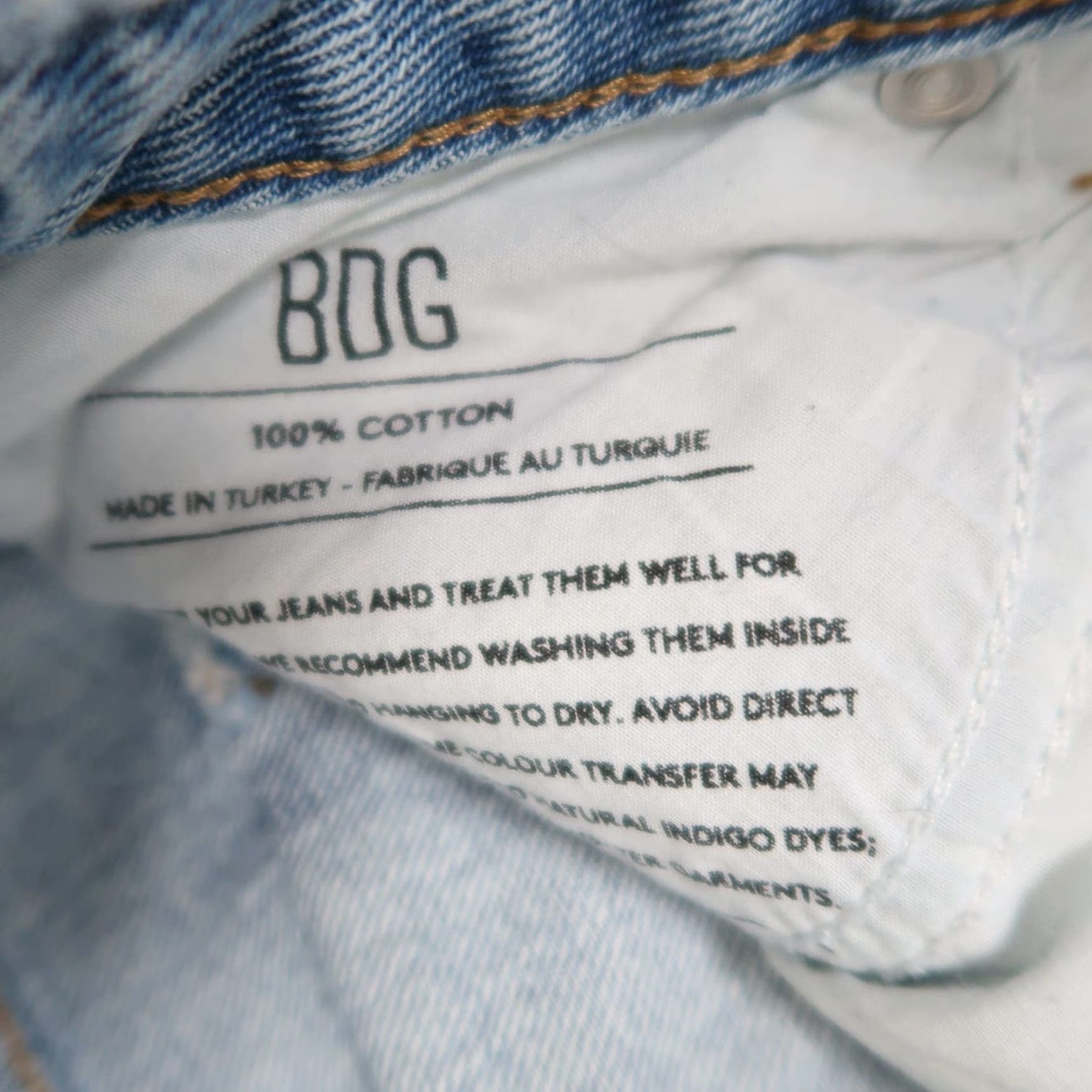 Bdg BDG Urban Outfitters Pax light wash blue denim high rise mom jeans 30 Size 30" / US 8 / IT 44 - 5 Thumbnail