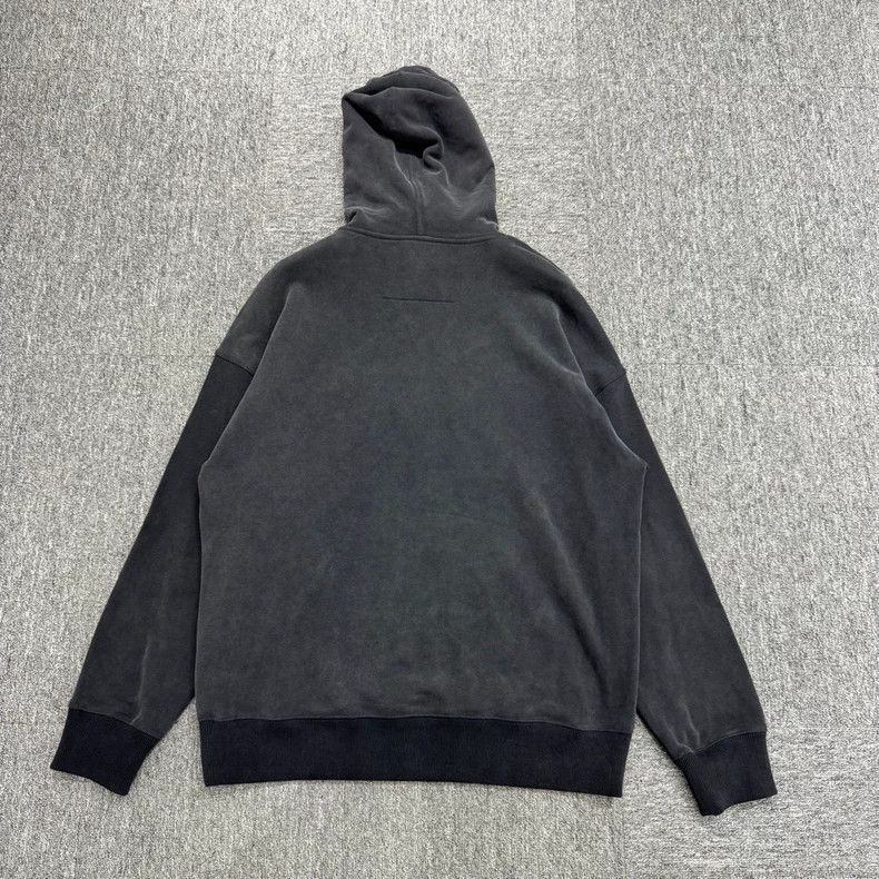 Givenchy Givenchy Washed Distressed Flock Lettering Hoodie Size US XXL / EU 58 / 5 - 5 Thumbnail