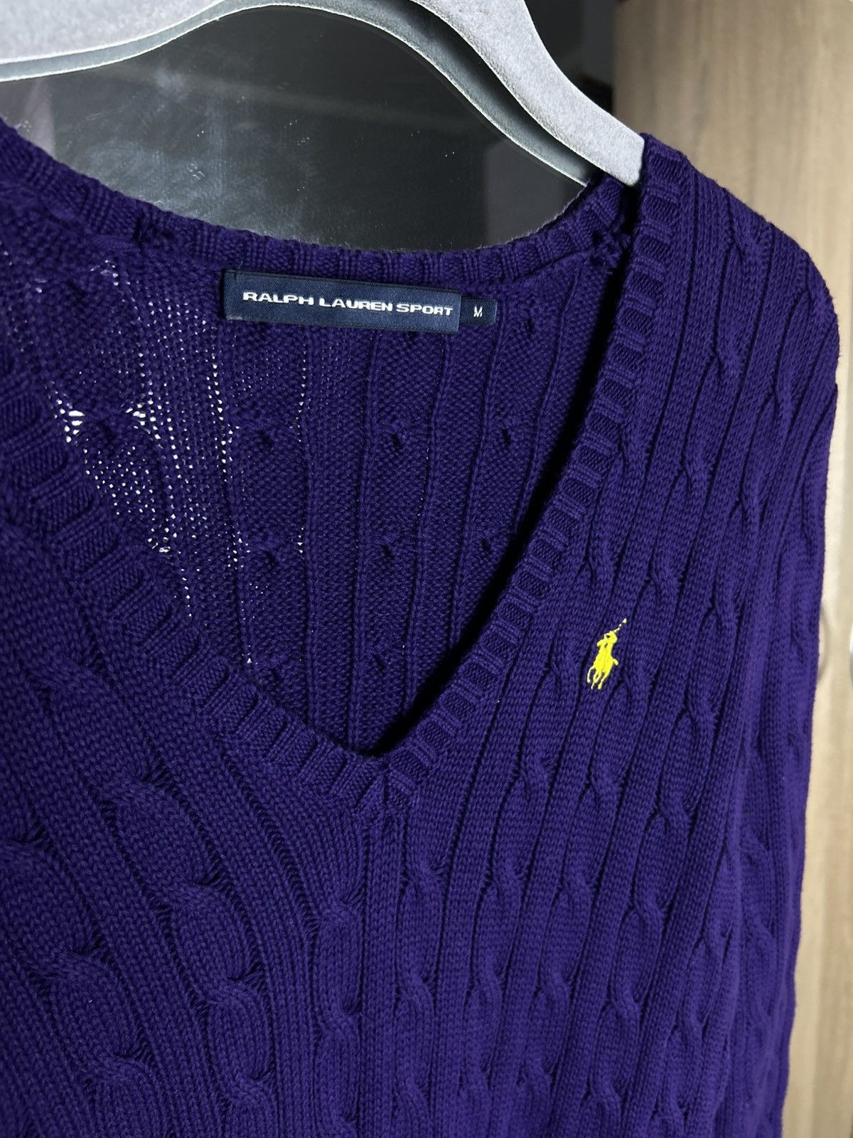 Grailed × Polo Ralph Lauren × Vintage Knit sweater polo Ralph Lauren V small logo Size M / US 6-8 / IT 42-44 - 6 Thumbnail
