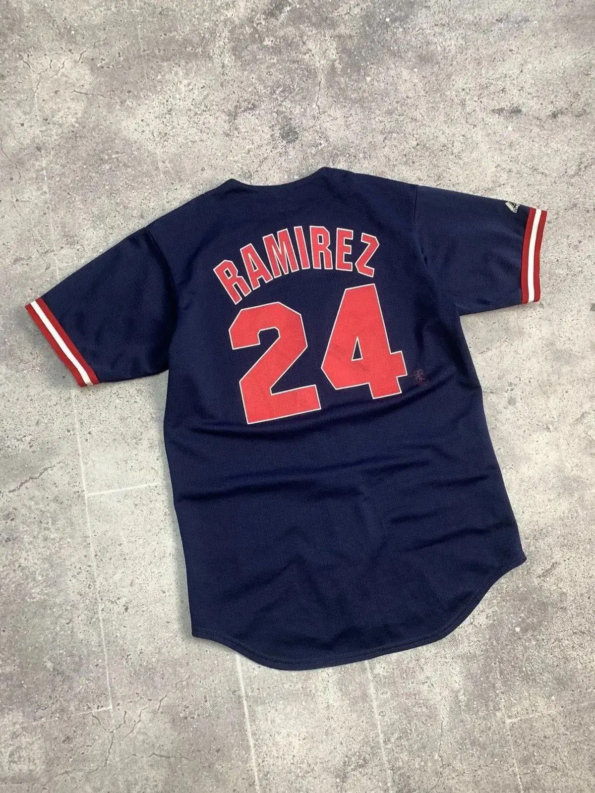 Vintage Vintage Majestik Boston Red Sox Ramirez 24 Red Jersey Tee Size US M / EU 48-50 / 2 - 5 Thumbnail