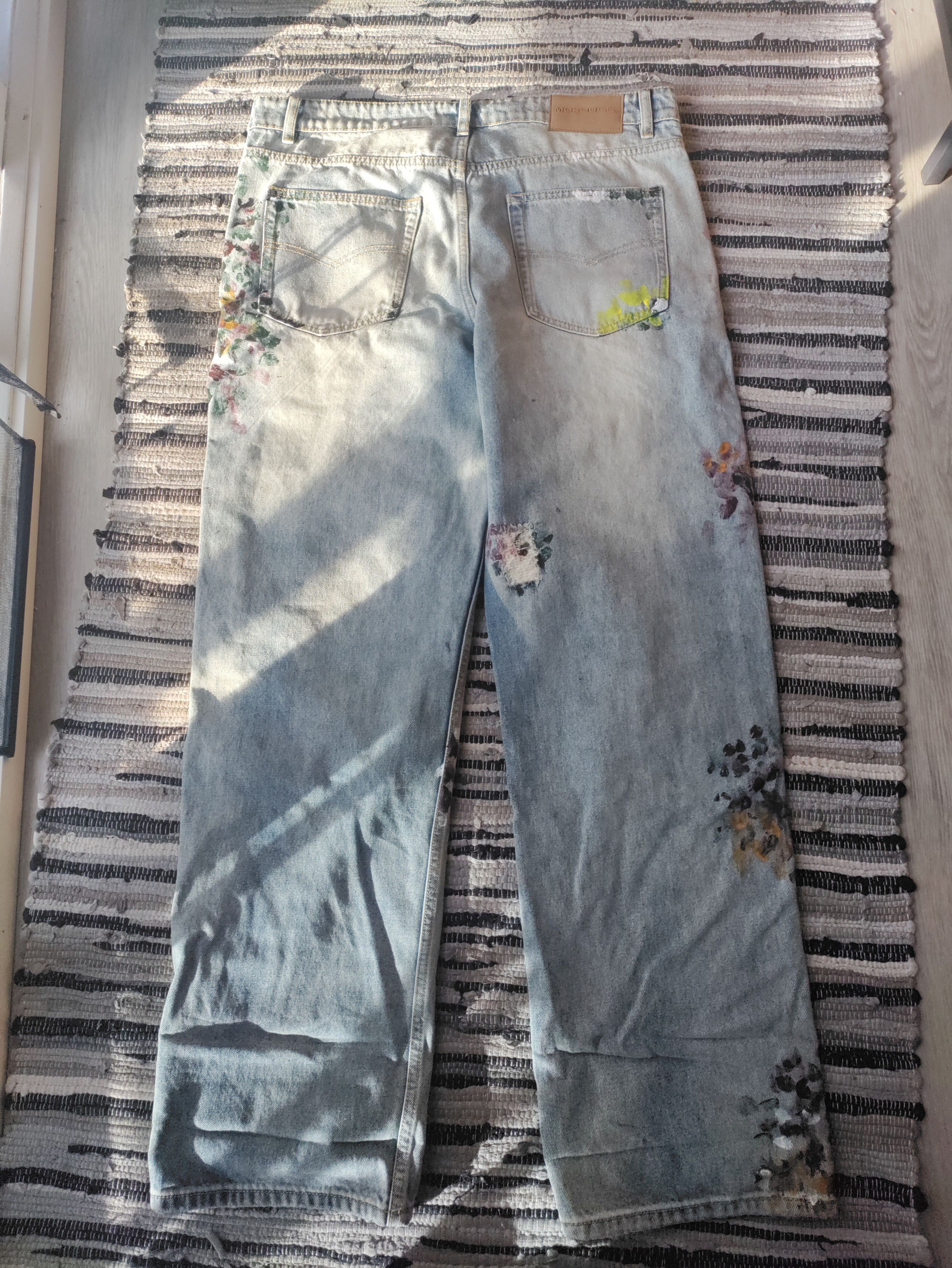 Other Painted Jeans Size US 34 / EU 50 - 2 Thumbnail