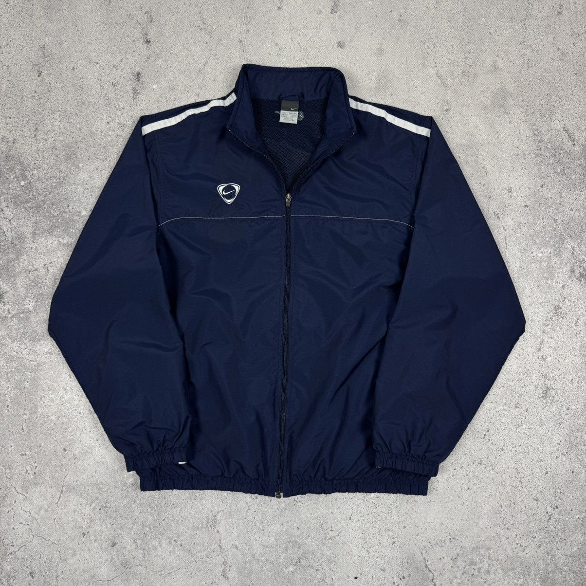 Nike × Vintage Vintage Nike Y2K Track Windbreaker Nylon Jacket Size US L / EU 52-54 / 3 - 6 Thumbnail
