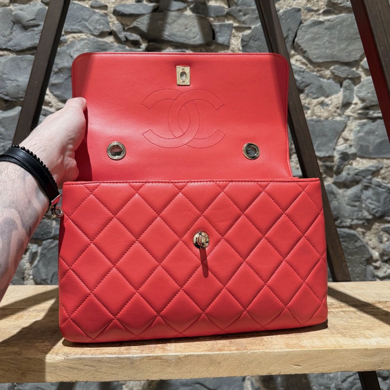 Chanel Chanel 2019 Medium Trendy Quilted Top Handle Shoulder Bag Size ONE SIZE - 10 Thumbnail
