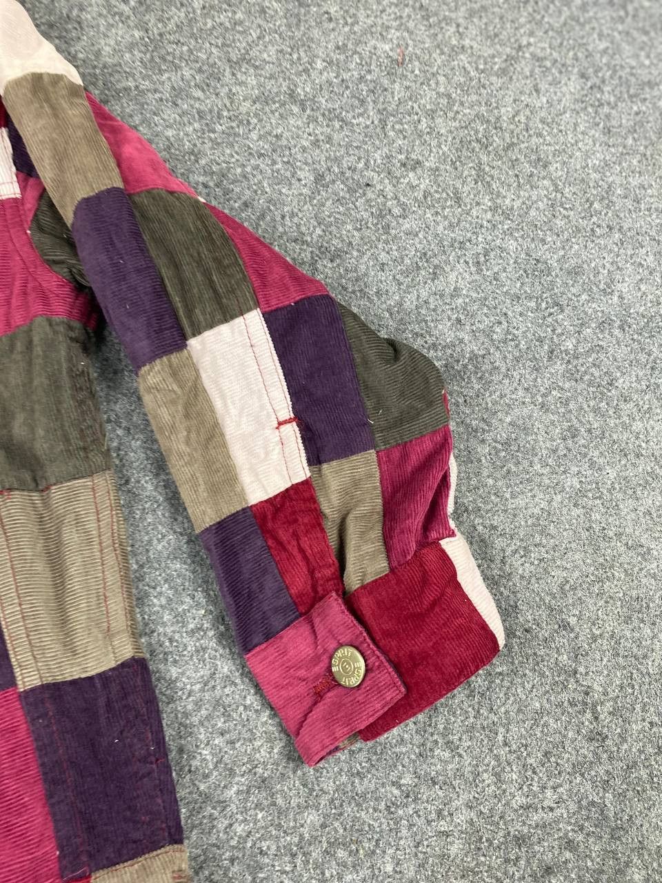 Esprit esprit multicolor patchwork corduroy jacket nice design Size US M / EU 48-50 / 2 - 5 Thumbnail